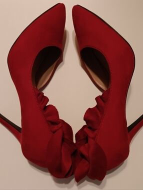 Red Velvet High Heels
